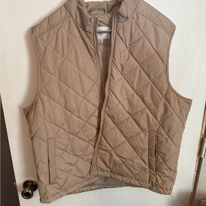 Goodfellow & Co Light Brown Quilted Vest